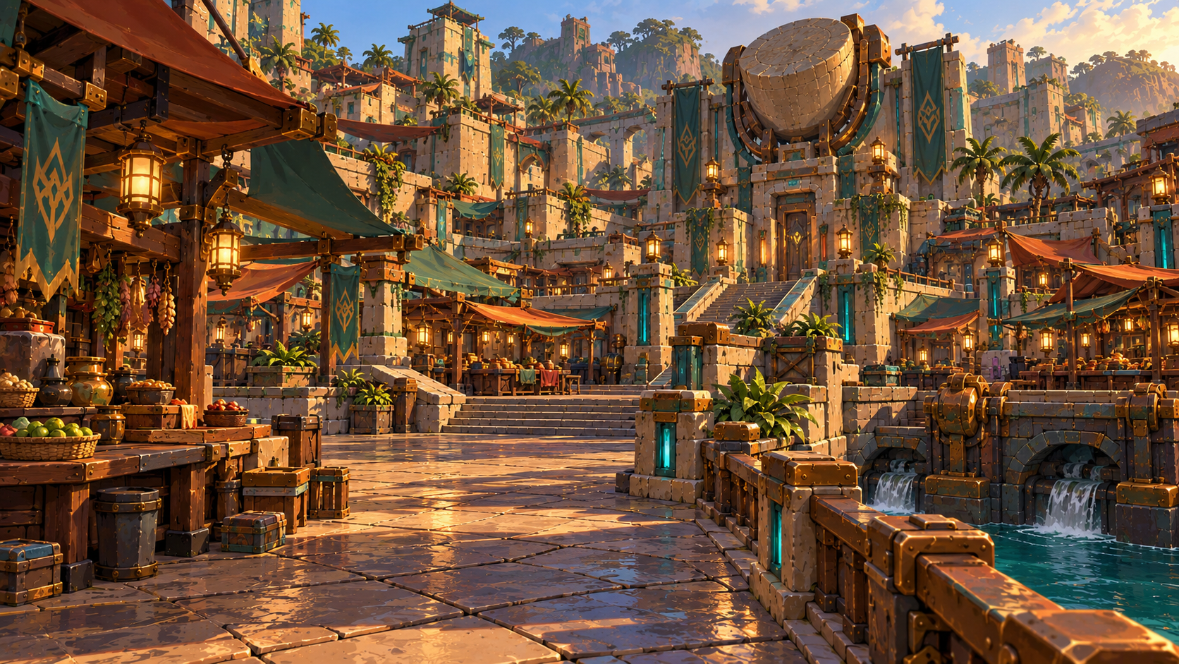 Zhumara — Market quarter