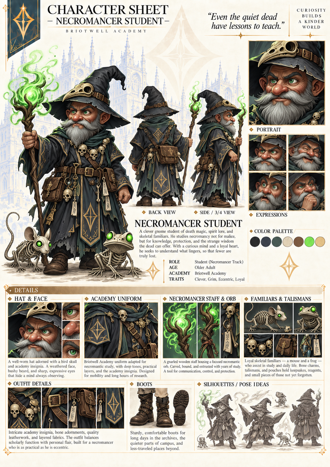 Gnome necromancer dossier